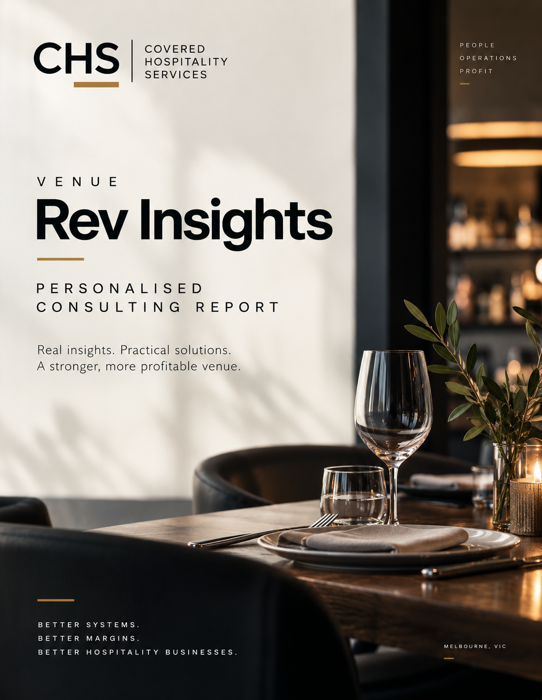 Venue Rev Insights Personalized PDF Consulting Report cover